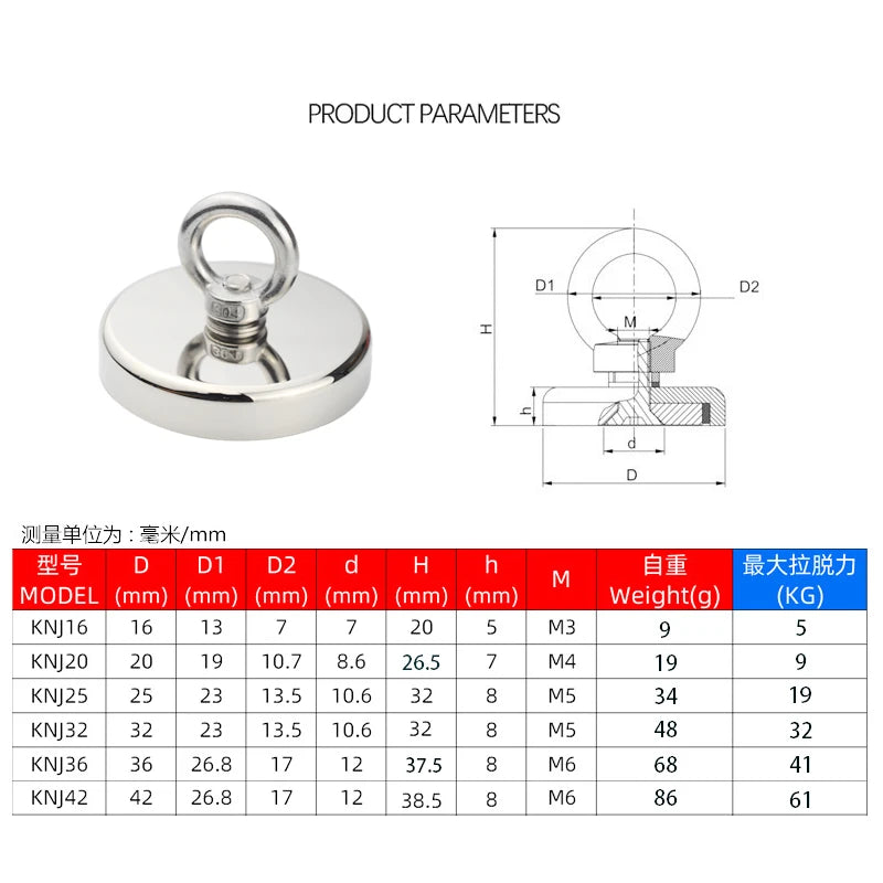 Heavy-Duty Neodymium Fishing Magnet — Salvage Like a Pro