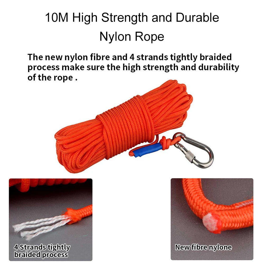 Heavy-Duty Magnet Fishing Rope – Strong Nylon Braid
