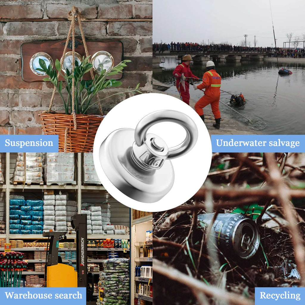 Heavy-Duty Neodymium Fishing Magnet — Salvage Like a Pro